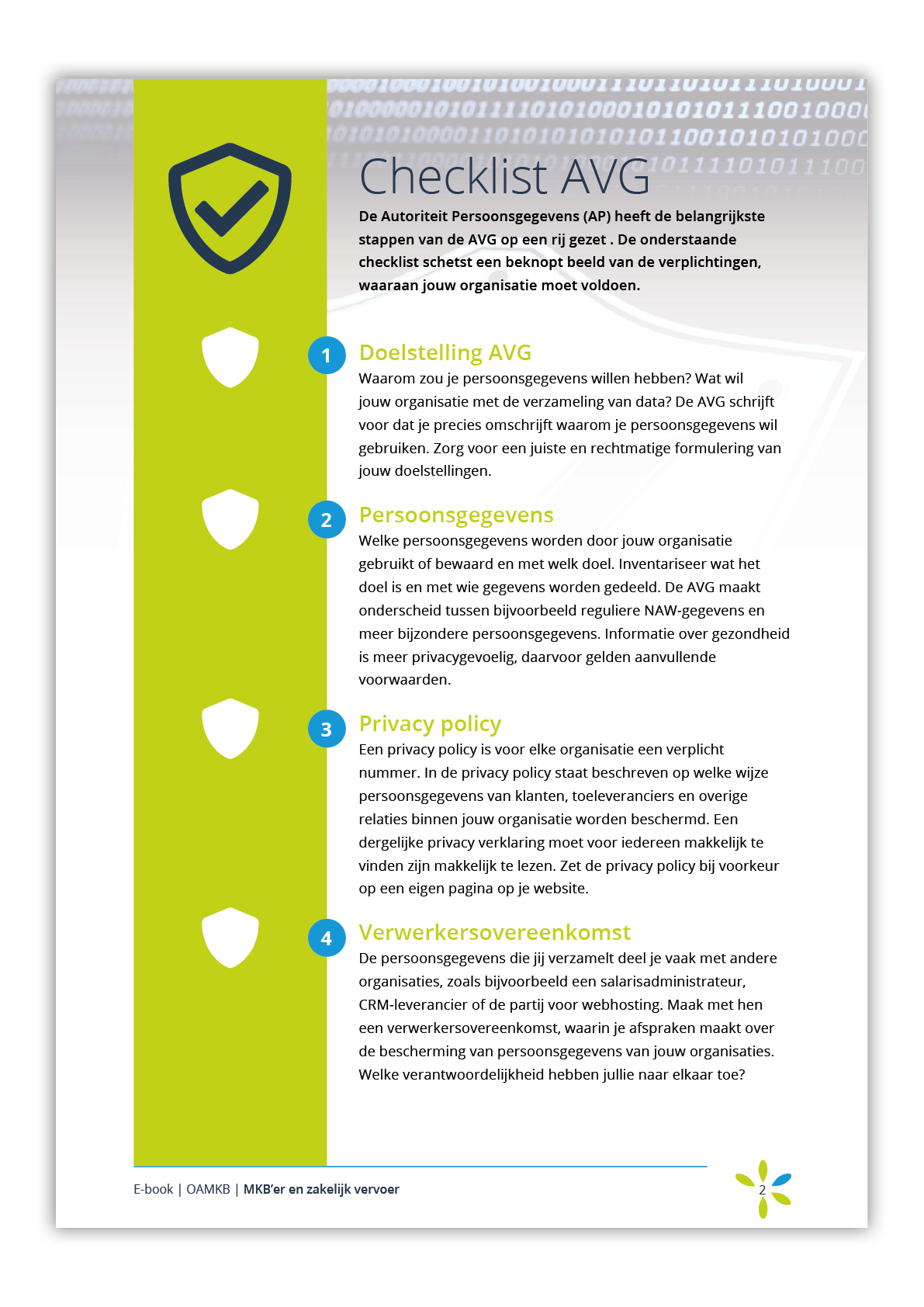 Avg Checklist Voor Het Mkb